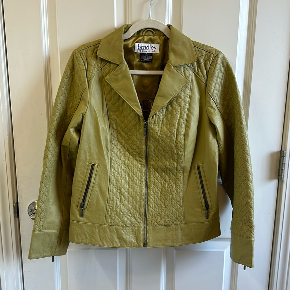 Bradley Bayou Quilted Full Zip Leather Jacket